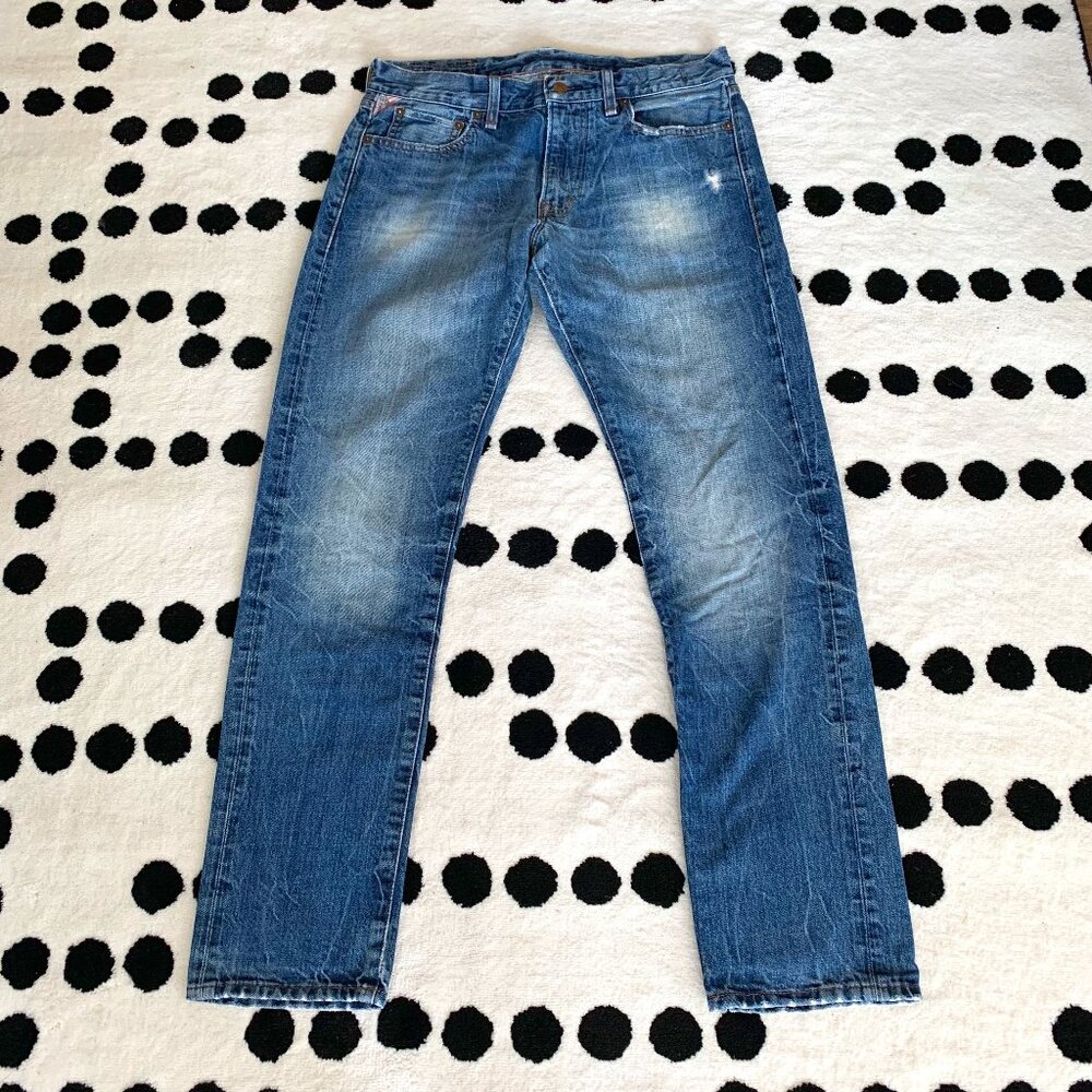 Denim & Supply Ralph Lauren Y2K Distressed Denim Slim Jeans